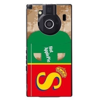 [予約][au REGZA Phone IS04専用] プリントケース クリアベース(アップルパイ)[納期約4週間前後]の画像