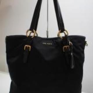 PRADA(プラダ)2way　ナイロントートバッグ　黒　BR4365　中古　ランク「A」