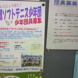 ＜団員募集＞本郷ソフトテニス少年団！楽しく元気！