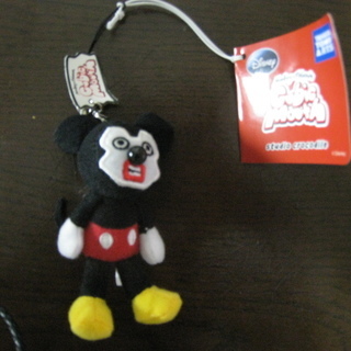 ミッキー&フレンズ　キュービックマウスのストラップの画像