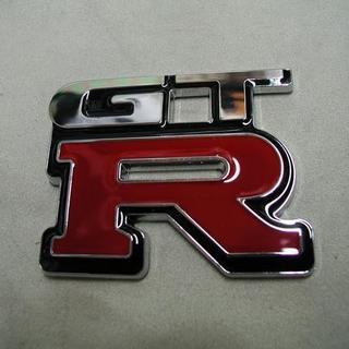 ☆新品☆クロームメッキ【ＧＴＲ】高級エンブレムの画像