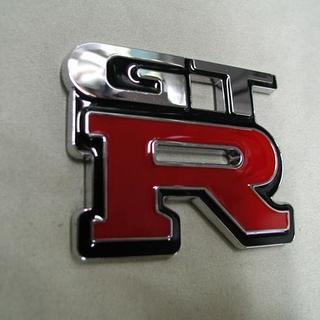 ☆新品☆クロームメッキ【ＧＴＲ】高級エンブレムの画像