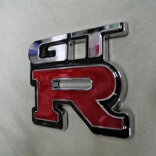 ☆新品☆クロームメッキ【ＧＴＲ】高級エンブレムの画像