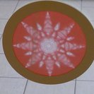 クリスマスじたく　クリスマスの飾り　ローズウインドウ　トランスパ...
