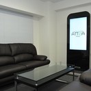 ♪梅田・茶屋町のオシャレオフィスでテレアポしませんか？♪＠1000円★1日4,5時間、週2,3回★オリジナルデジタルサイネージのご紹介です!!の画像