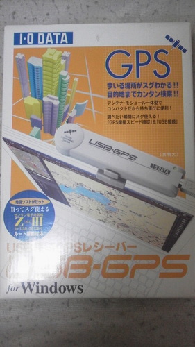 【終了】早い者勝ち!I-ODATA　PC専用USB-GPS forWindows1点限り！1500円!中古美品！
