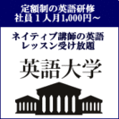 ビジネス英語研修　定額制でレッスン受け放題