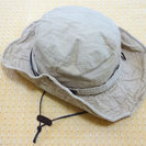 【あげます】ベージュの紐付きソフトハット※送料のみ負担の画像