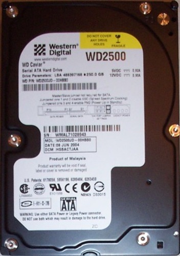 WD2500 3.5インチ SATA 250GB ハードディスク 正常動作品