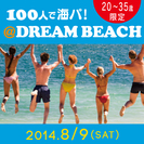 【20～35歳限定】100人で海パ！＠ドリームビーチ