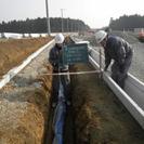 水道工事スタッフ(土木作業員、配管工、重機オペレーター)大募集