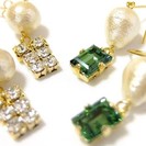 ビーズアクセサリー教室　「ビジューを使ったピアス作り」