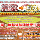 【高校受験コース】次世代型e-ラーニング式個別指導塾で基礎学力がビックリするほど向上！公立第一志望校合格率100%にこだわります！【野球進学コース】学習塾で野球の不安も払拭！高校で硬式に変わっても戸惑わない技術や理論、野球部に特化した進路相談！志望校合格のための学習指導で全面的にバックアップします！の画像
