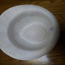 白いカッチリハットです！通気性が抜群です！の画像