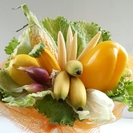 美栄ベジフルフラワー講座～野菜・果物で作る花束