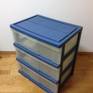 【取引終了しました】押入れ・クロゼット用収納ケース（３段）　差し上げますの画像