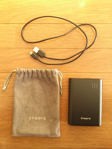 大容量モバイルバッテリー cheero Power Plus 2 10400mAh