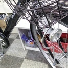 [1119]中古自転車　シティサイクル　27インチ　外装6段　ブラック×ブラウンの画像