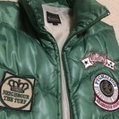 ダウン ベスト ワッペン 美品の画像