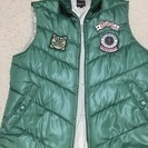 ダウン ベスト ワッペン 美品の画像