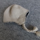 耳当て付き　ニット帽の画像