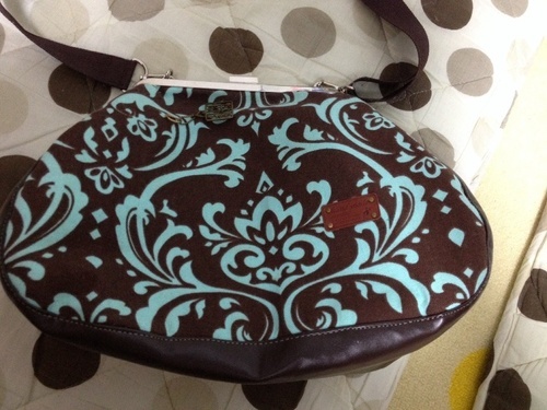 美品 ハンドメイド がま口バック