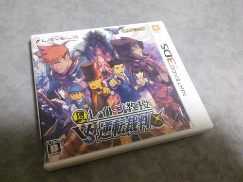 ☆★3DSソフト　レイトン教授VS逆転裁判★☆