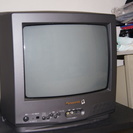 パナソニックブラウン管テレビ１４インチ　昔、入院用に買いました。ゲーム用にいかがでしょうの画像
