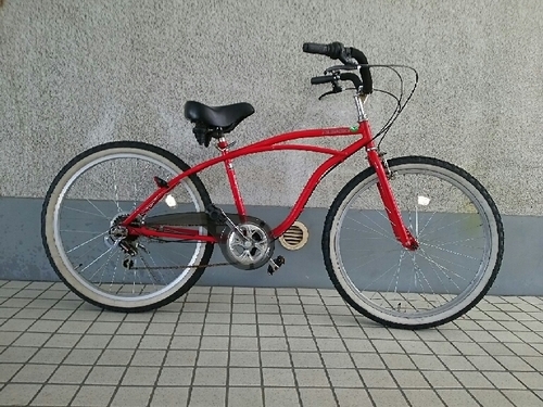 サイモトALLEGRESSEビーチクルーザー赤 (UR サイクル) 笹原の