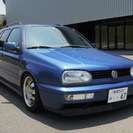 希少！GOLF3ワゴン左H　美車　低走行　ローダウン　カスタム　...