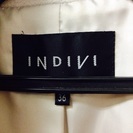 INDIVI アンゴラコート 36の画像