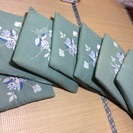10枚セット カバー付き 高級綿手作り座布団 安く譲ります。
