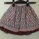 夏休み企画 親子で楽しもう！ 子供服作り 簡単2段スカートの画像