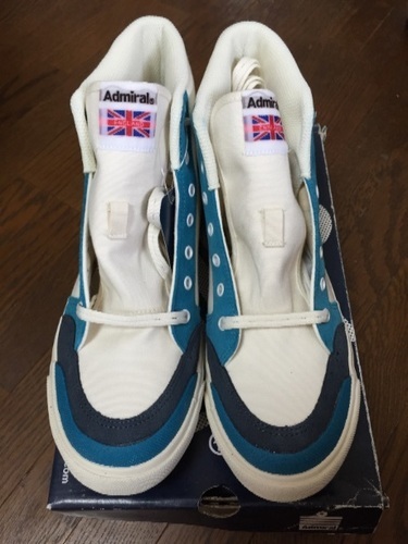 SJAD0706 Admiral アドミラル インマーハイスニーカー turquoise（2629）
