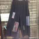 新品 着物ワイドパンツ