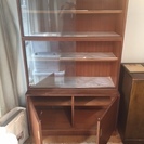 食器棚 中古　無料　取りに来ていただける方にお譲りします。の画像