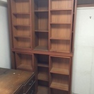 本棚（2段組） 中古品　無料　取りに来ていただける方にお譲りします。の画像