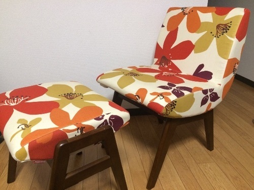 【値下げ】イス　オットマン　セットで！