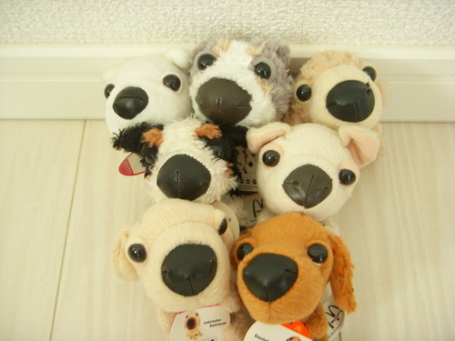 入手困難 THEDOGのぬいぐるみ 7体セット マクドナルド☆ハッピーセット☆THE DOGぬいぐるみ7こセット (rice