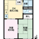 初期費用７．７万でＯＫ、駅１０分　ペット飼育可　洗濯機・カーテン付
