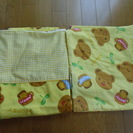 ＜値下げ＞お昼寝布団と掛敷カバー★新品・未使用・タグ付き❷　　の画像