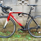 PREC ROAD-E レッド コンフォートロードバイク ロードレーサー　CBA-1　美車