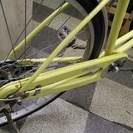 [2223]中古自転車　リサイクル自転車　シティサイクル　26インチ　シングル　イエローの画像