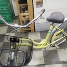 [2223]中古自転車　リサイクル自転車　シティサイクル　26インチ　シングル　イエローの画像