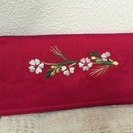 新品　刺繍入り財布