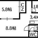 【管理会社直接募集】～契約金ゼロ～　バイク置場あり　1LDK賃貸マンション − 北海道