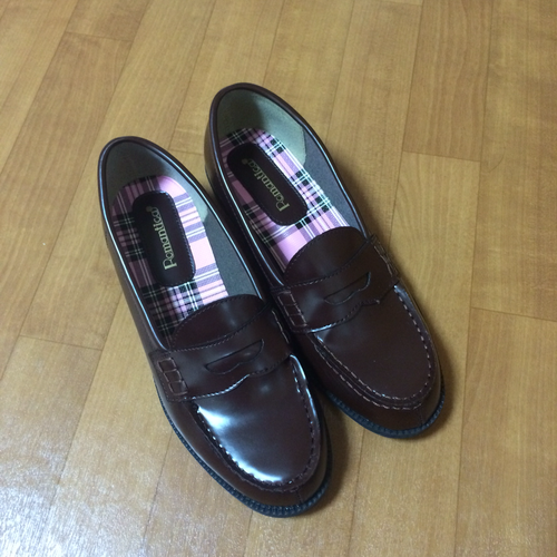 【取引中】ローファー(ブラウン) 24.5センチ