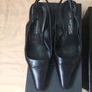 【値下げ】via spiga   バックストラップパンプス