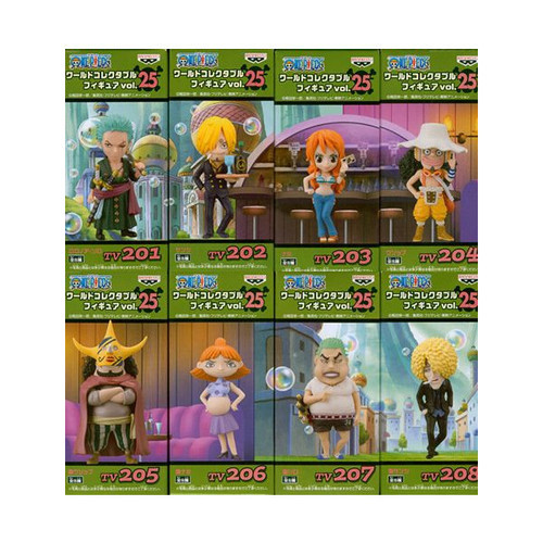 ワールドコレクタブルフィギュアvol.25　全８種セット