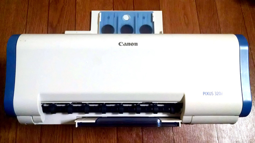 PIXUS 320i プリンター（新品黒インク1本付き）